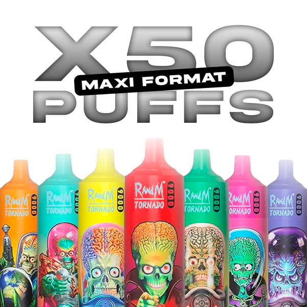 50 Puffs Tornado 9000 (Maxi Format)